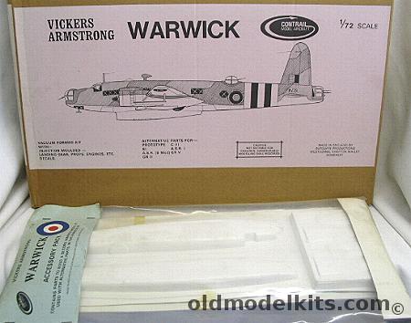Contrail 1/72 Vickers Armstrong Warwick with Accessory Pack (Builds two aircraft total) plastic model kit
